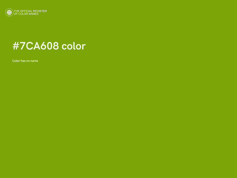 #7CA608 color image