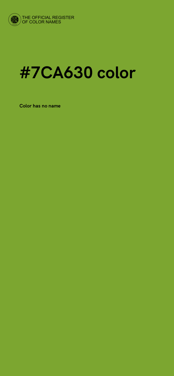 #7CA630 color image