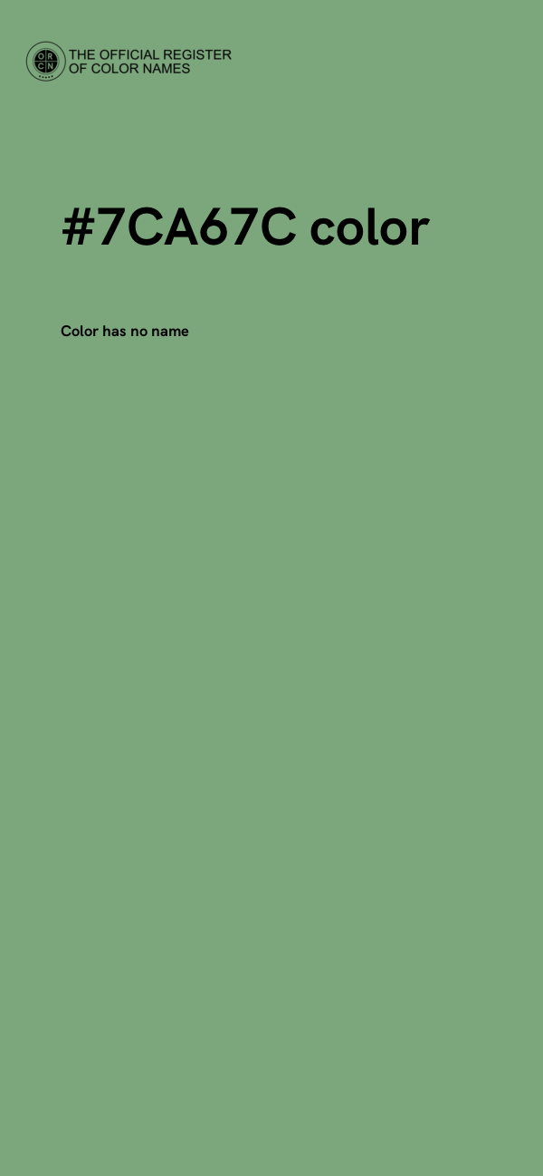#7CA67C color image