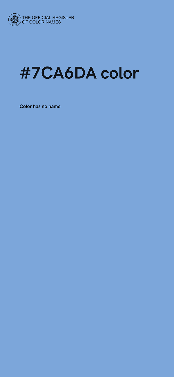 #7CA6DA color image