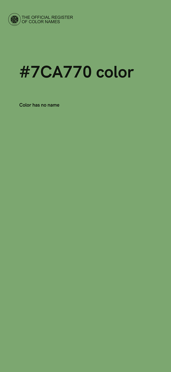 #7CA770 color image