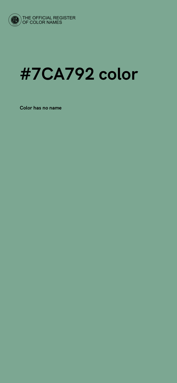 #7CA792 color image