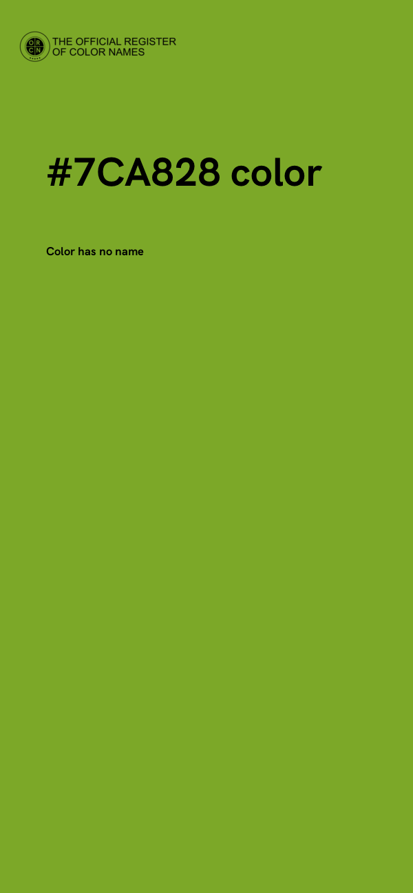 #7CA828 color image