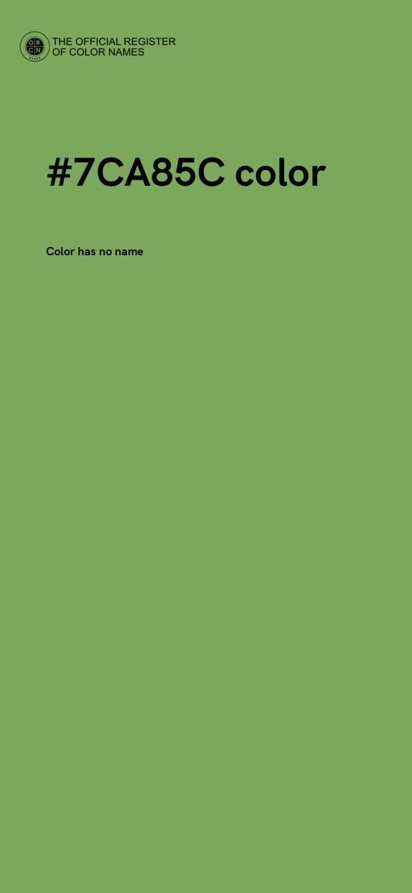 #7CA85C color image