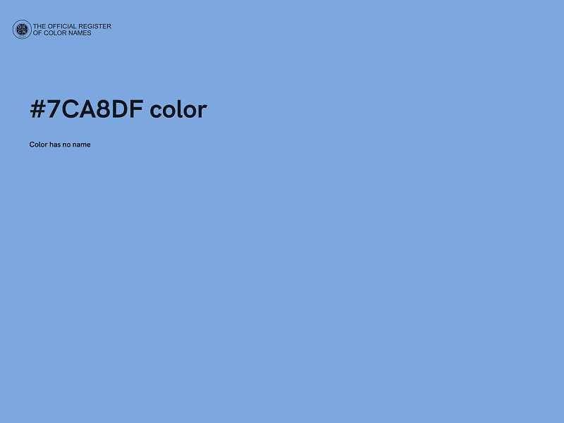 #7CA8DF color image