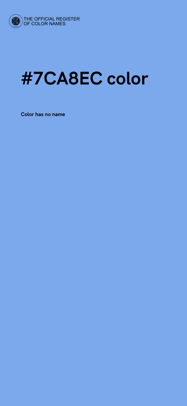 #7CA8EC color image