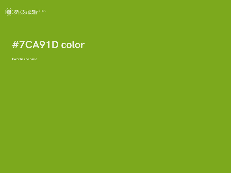 #7CA91D color image