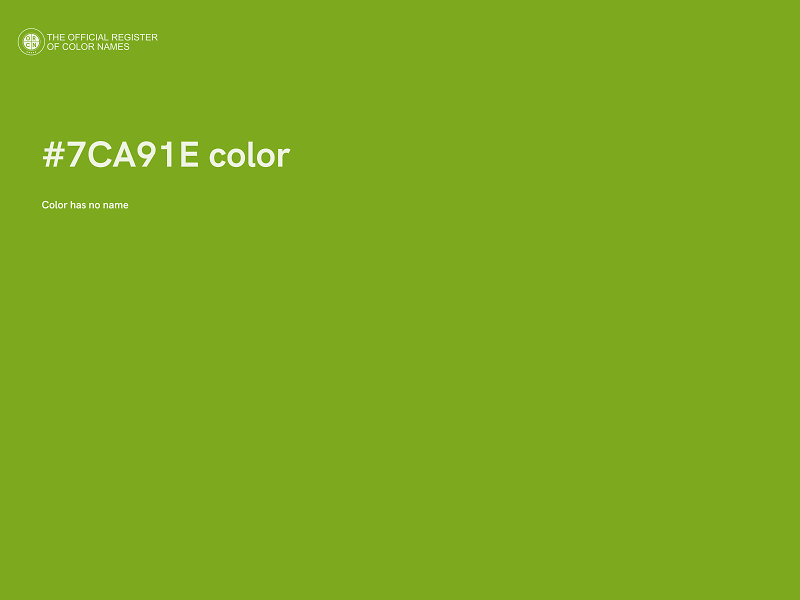 #7CA91E color image