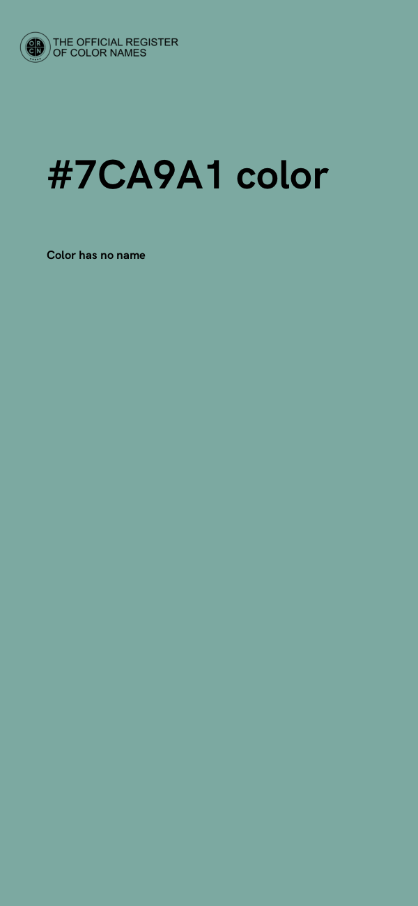 #7CA9A1 color image