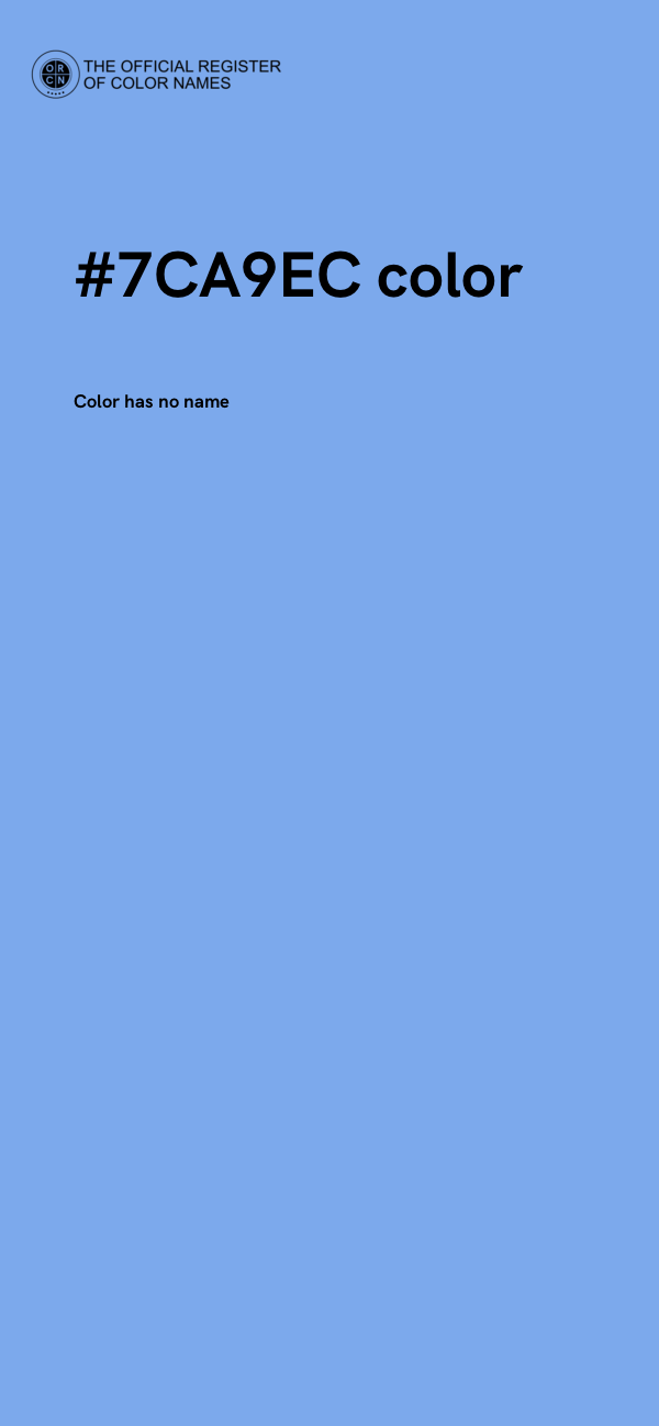 #7CA9EC color image