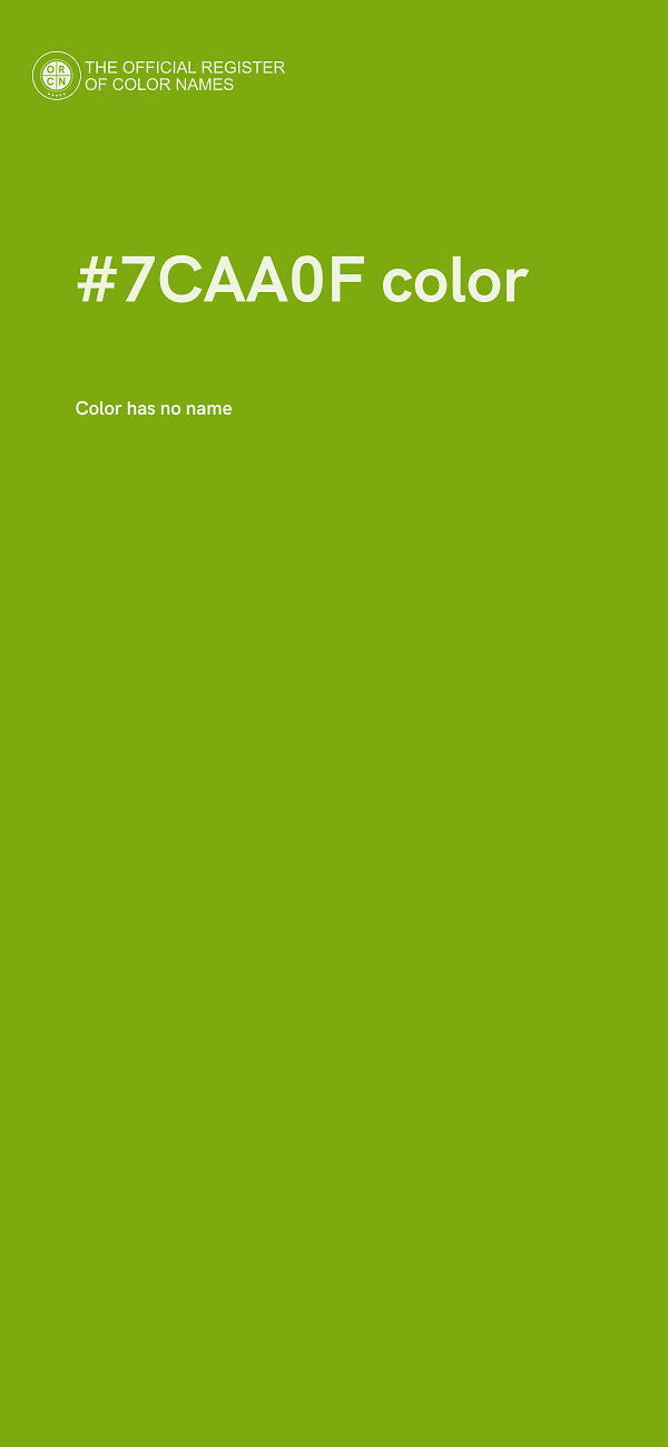 #7CAA0F color image