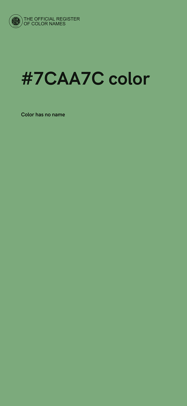 #7CAA7C color image