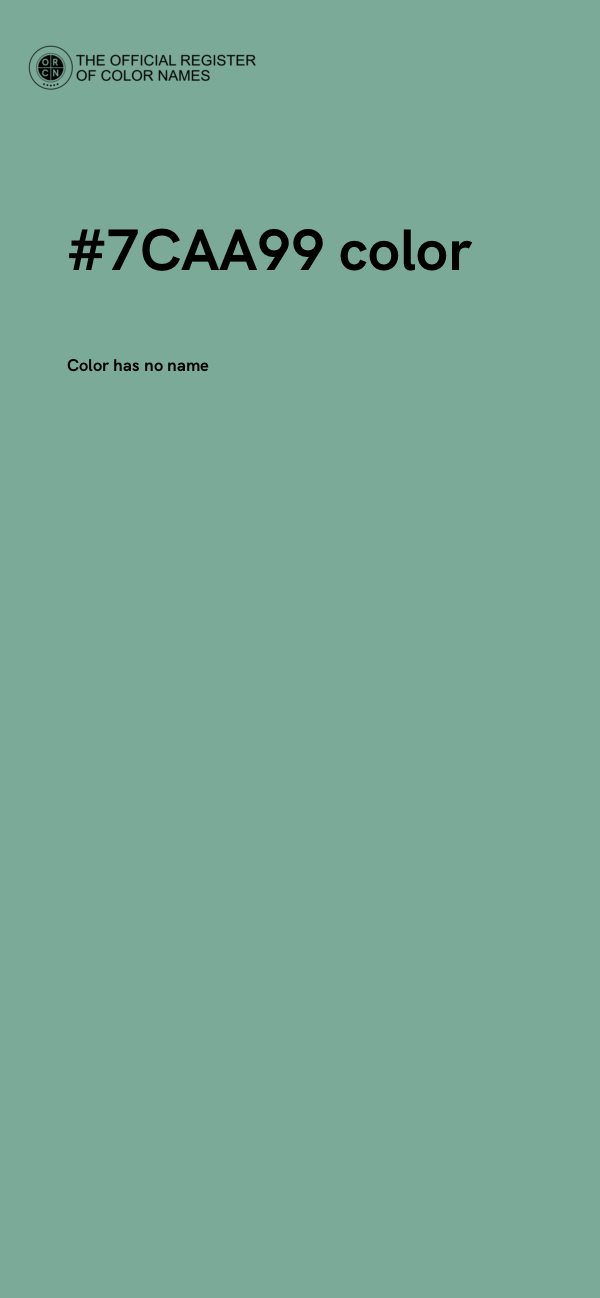 #7CAA99 color image