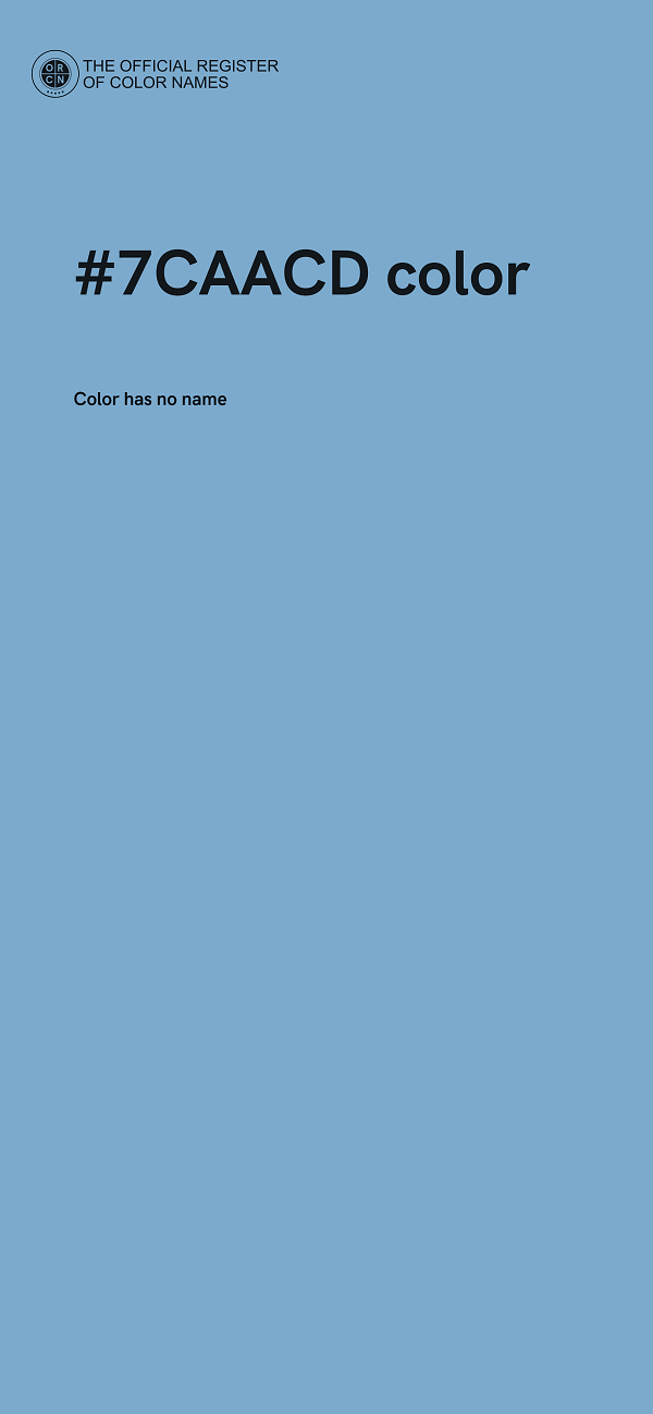 #7CAACD color image