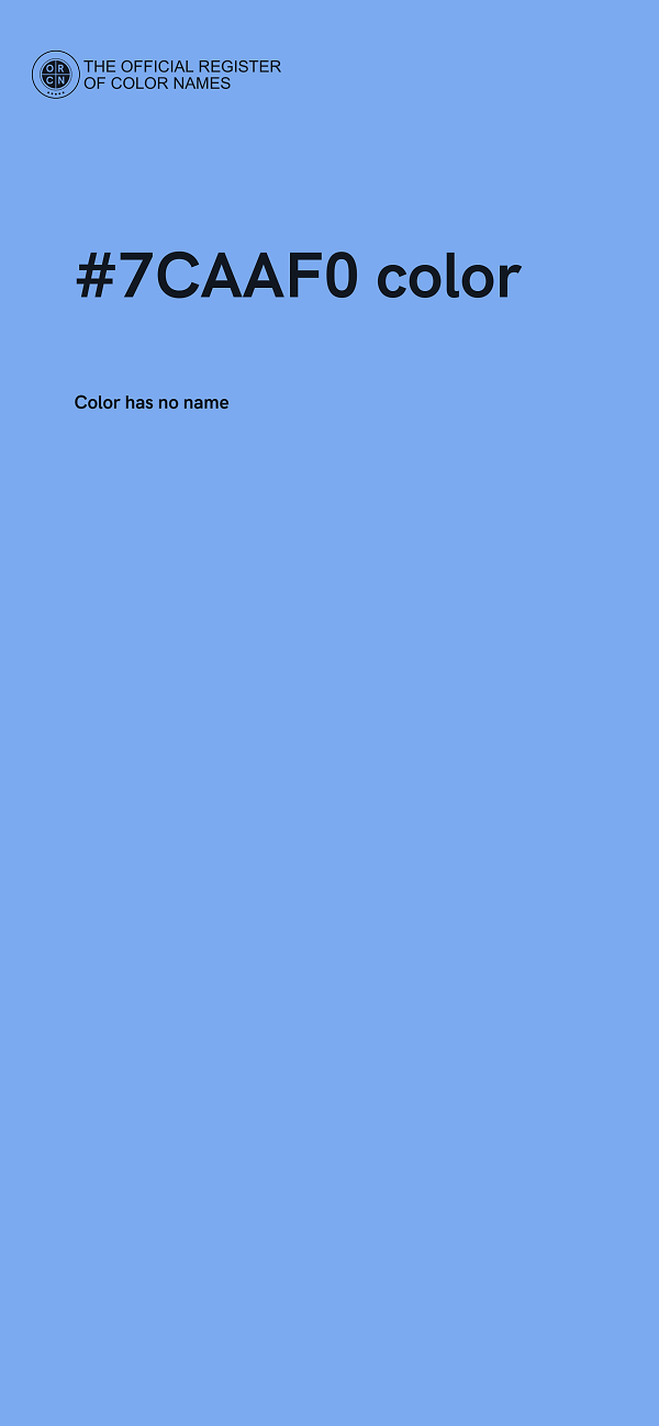 #7CAAF0 color image