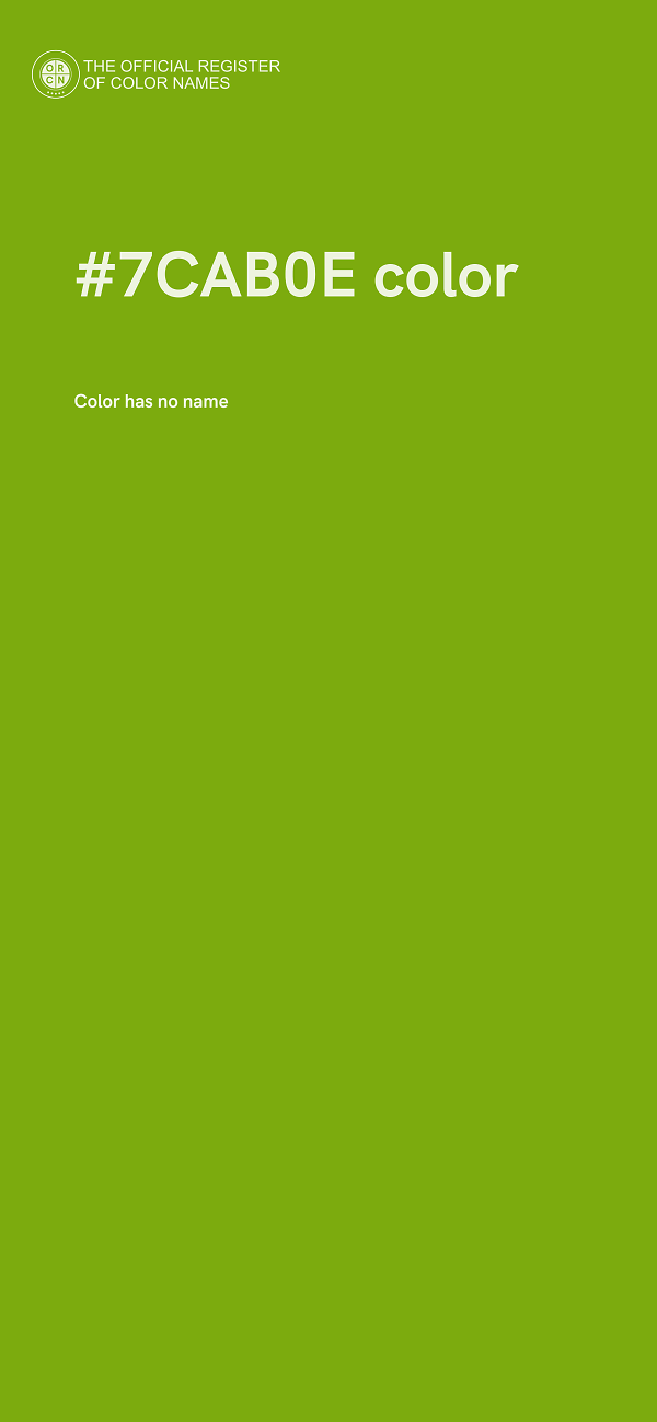 #7CAB0E color image