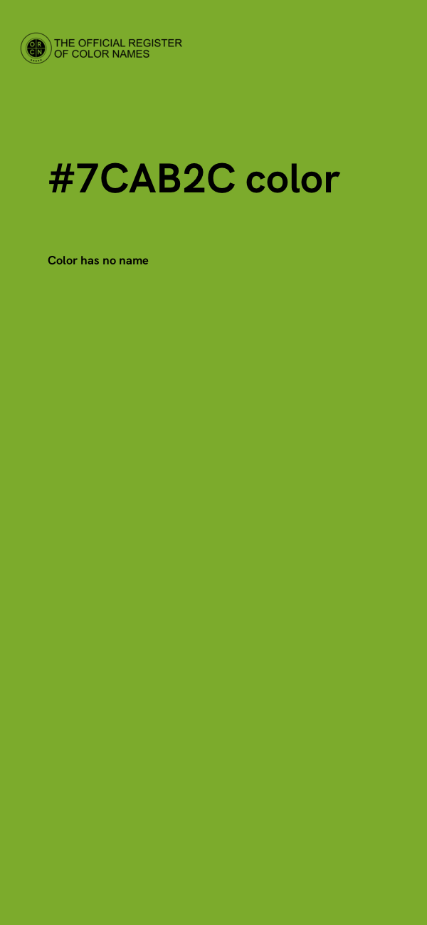 #7CAB2C color image