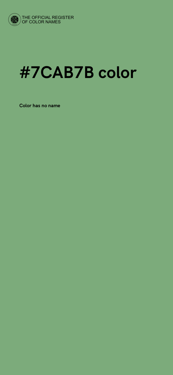 #7CAB7B color image