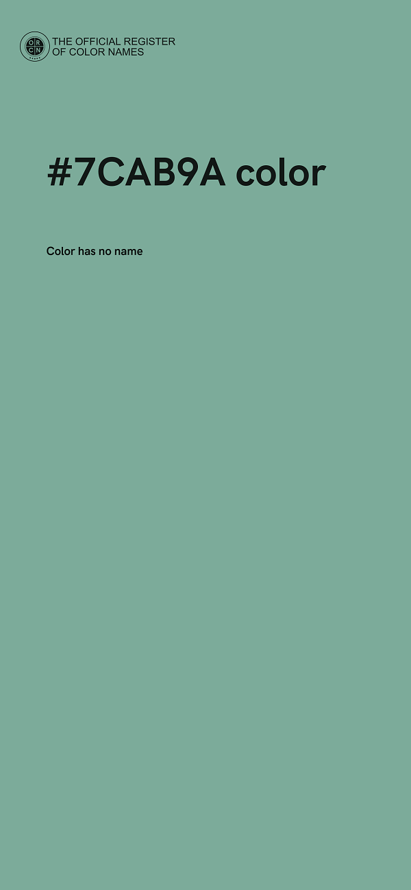 #7CAB9A color image