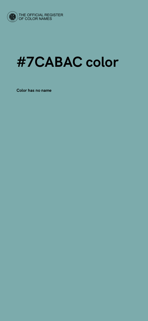#7CABAC color image