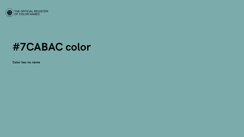 #7CABAC color image