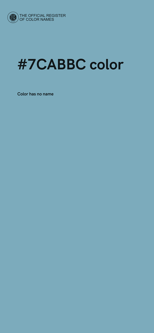 #7CABBC color image