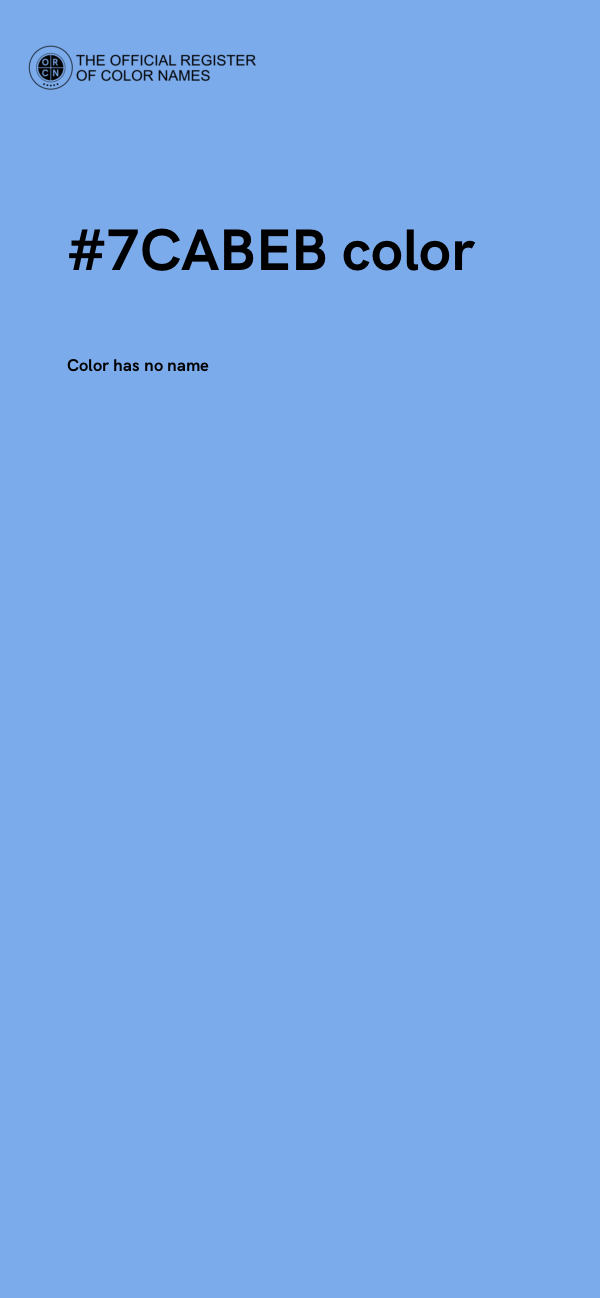 #7CABEB color image