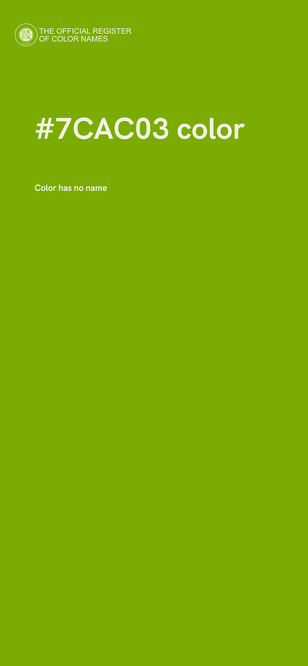 #7CAC03 color image