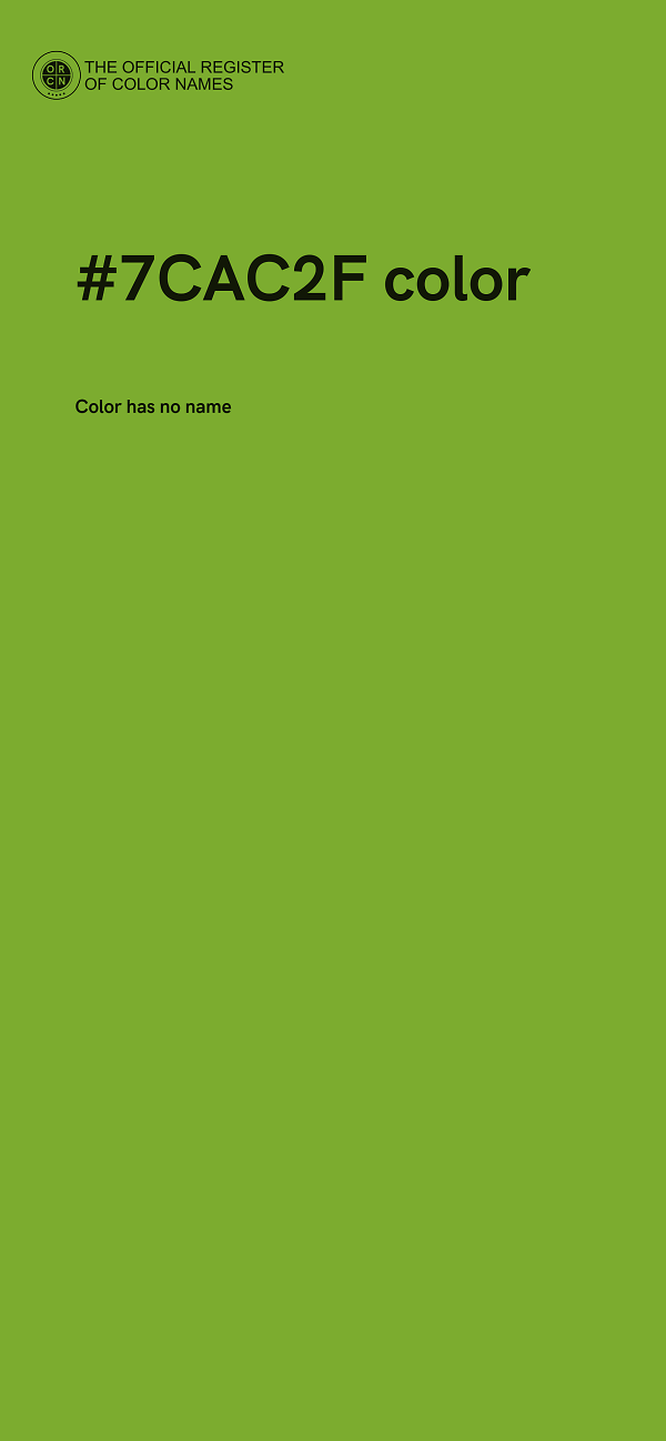 #7CAC2F color image