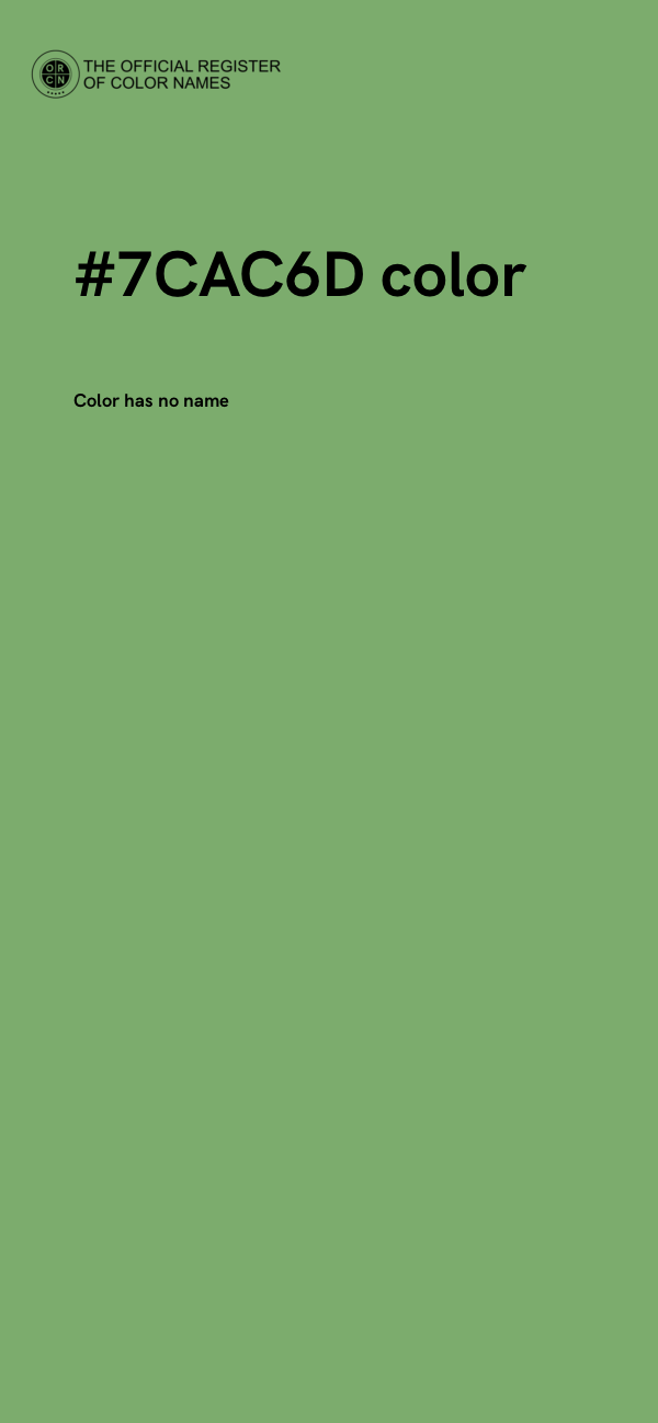 #7CAC6D color image
