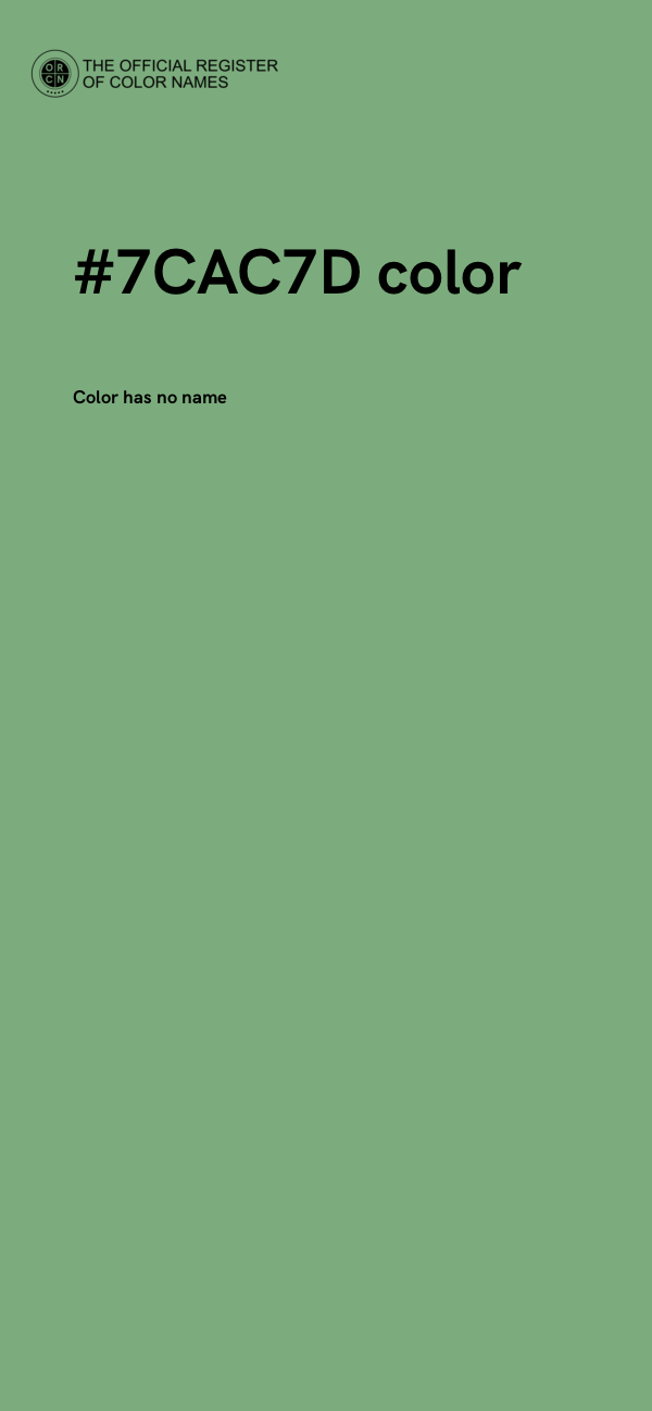 #7CAC7D color image