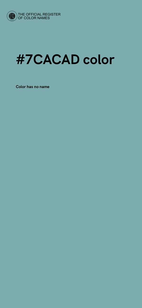 #7CACAD color image