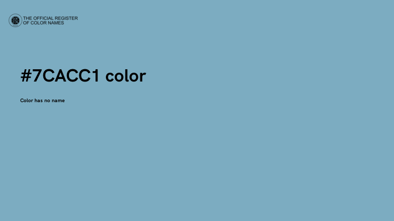 #7CACC1 color image