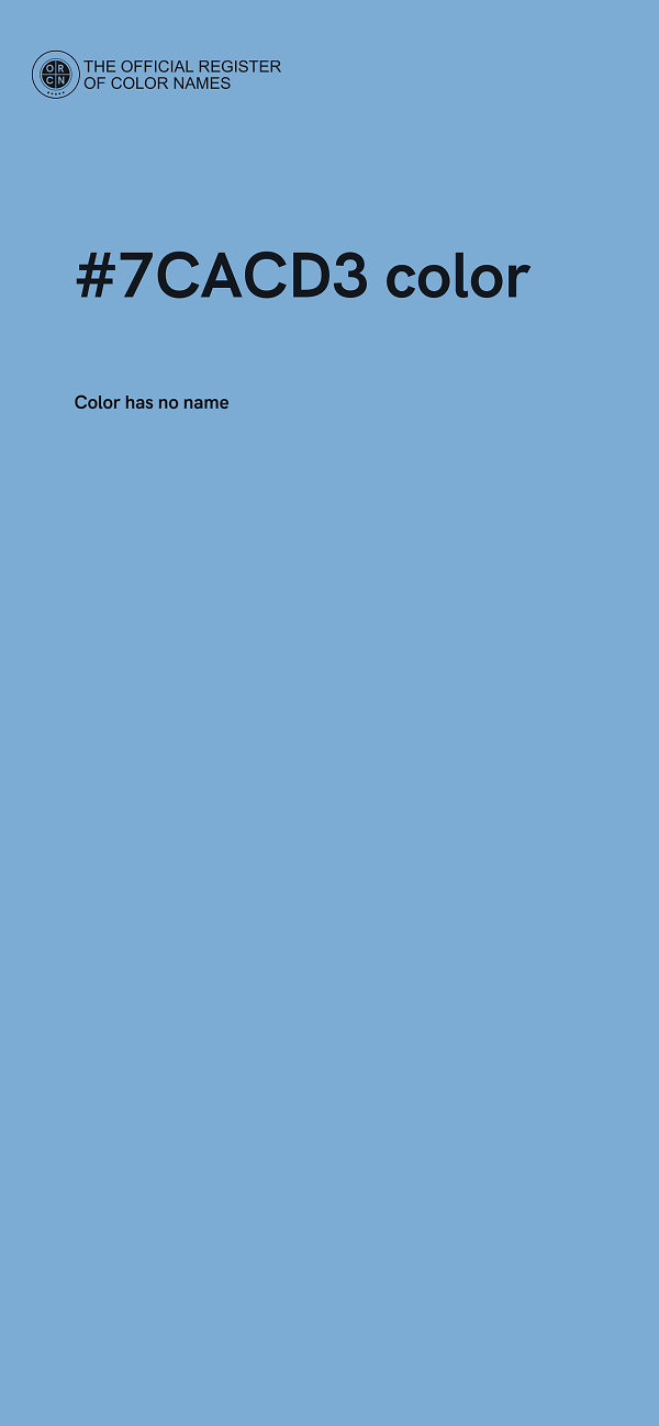 #7CACD3 color image