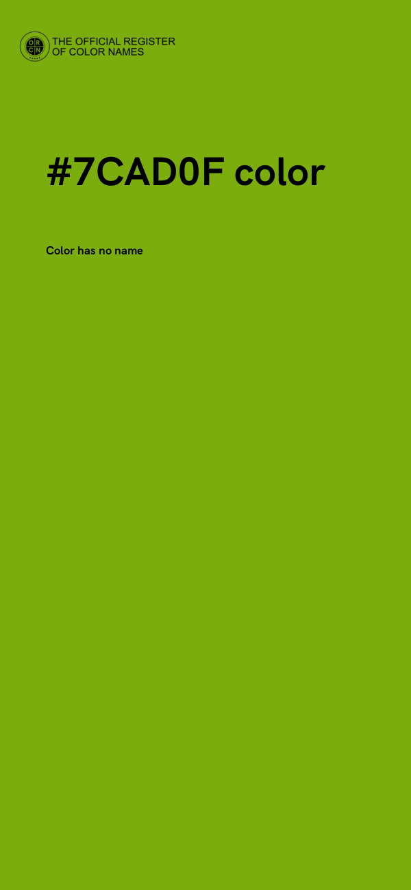 #7CAD0F color image