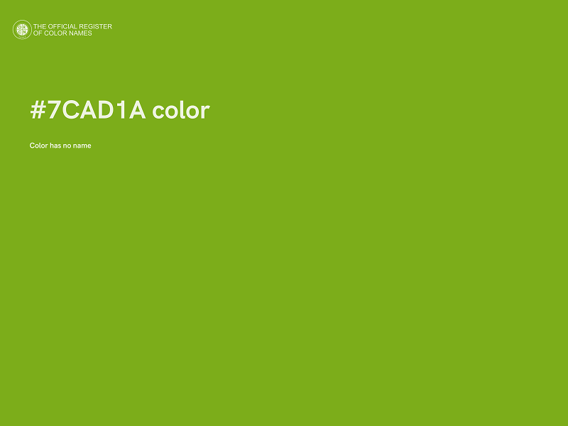 #7CAD1A color image