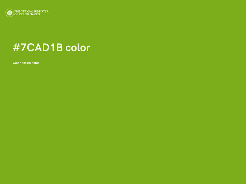 #7CAD1B color image