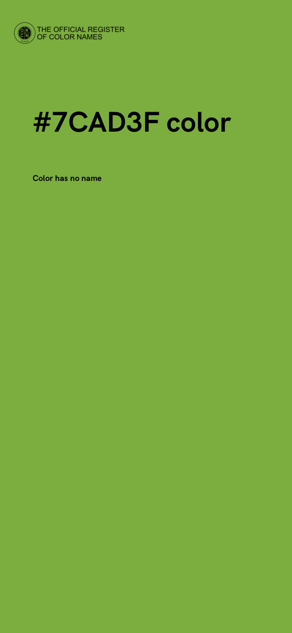 #7CAD3F color image