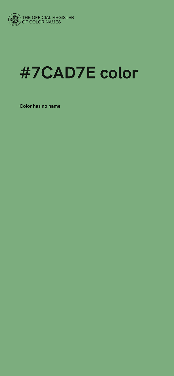 #7CAD7E color image