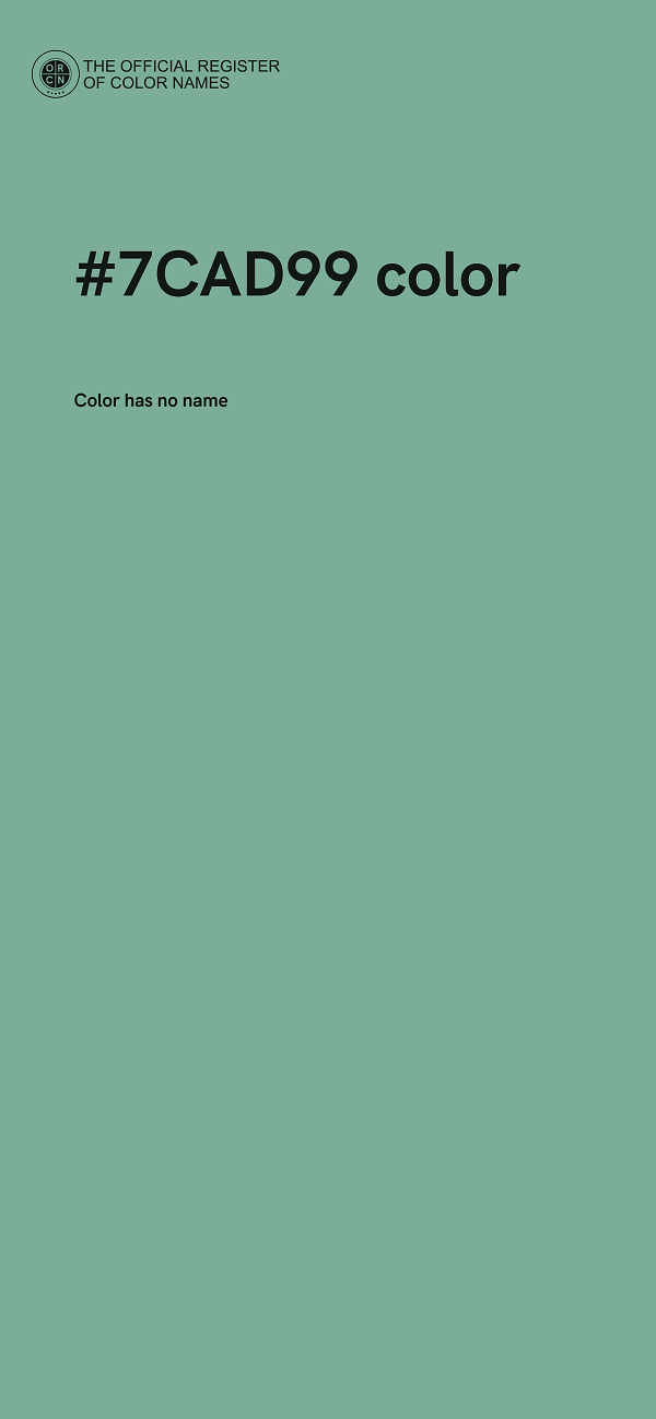 #7CAD99 color image
