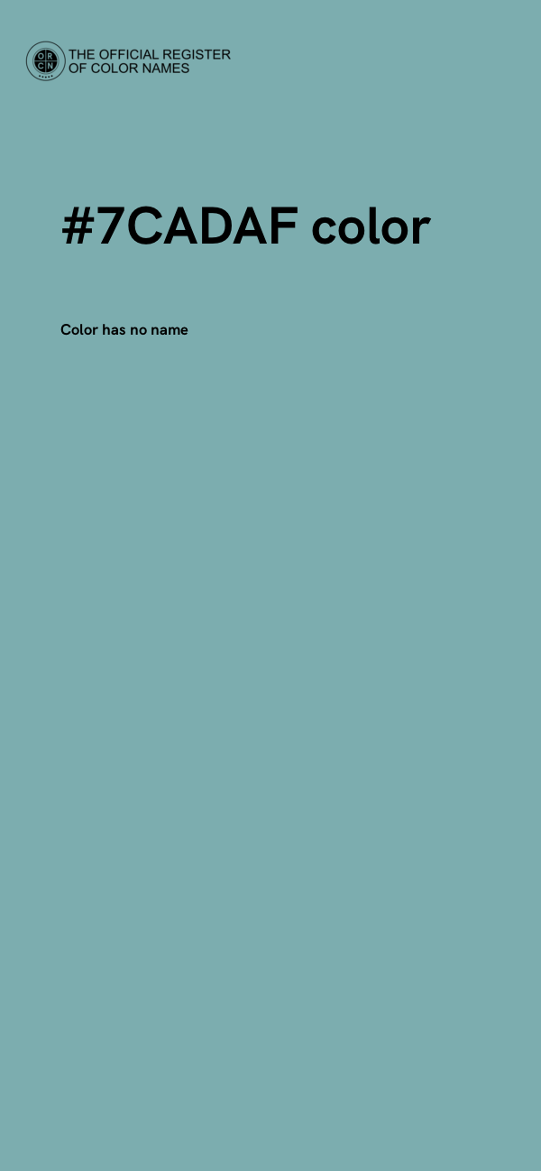 #7CADAF color image