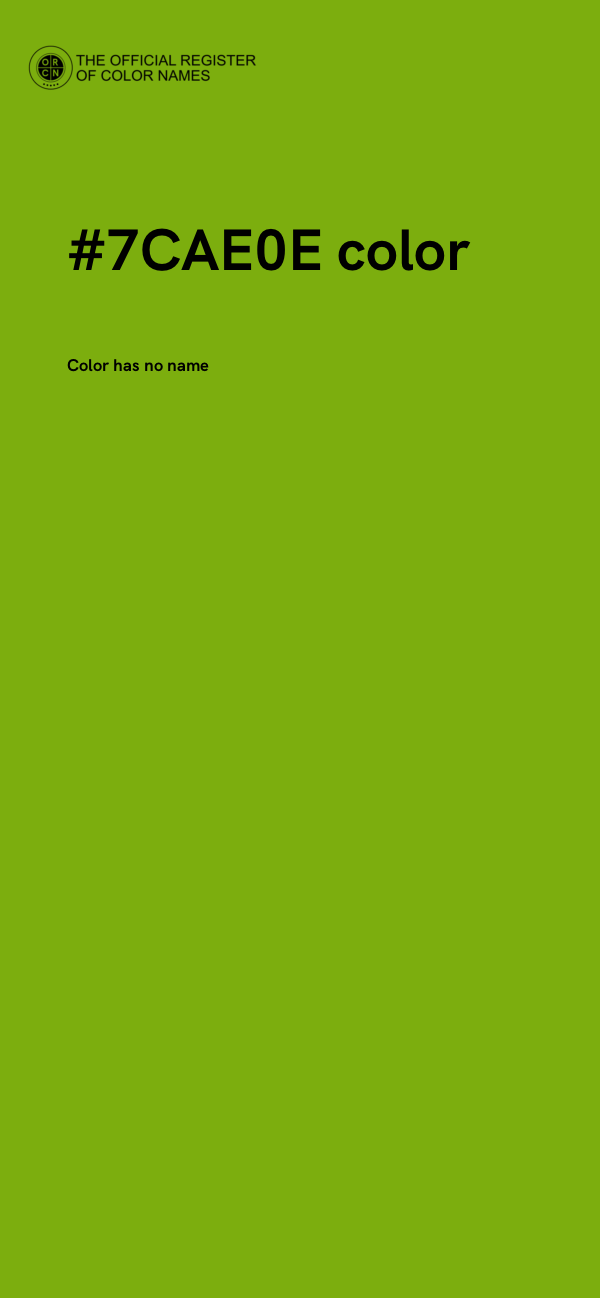 #7CAE0E color image