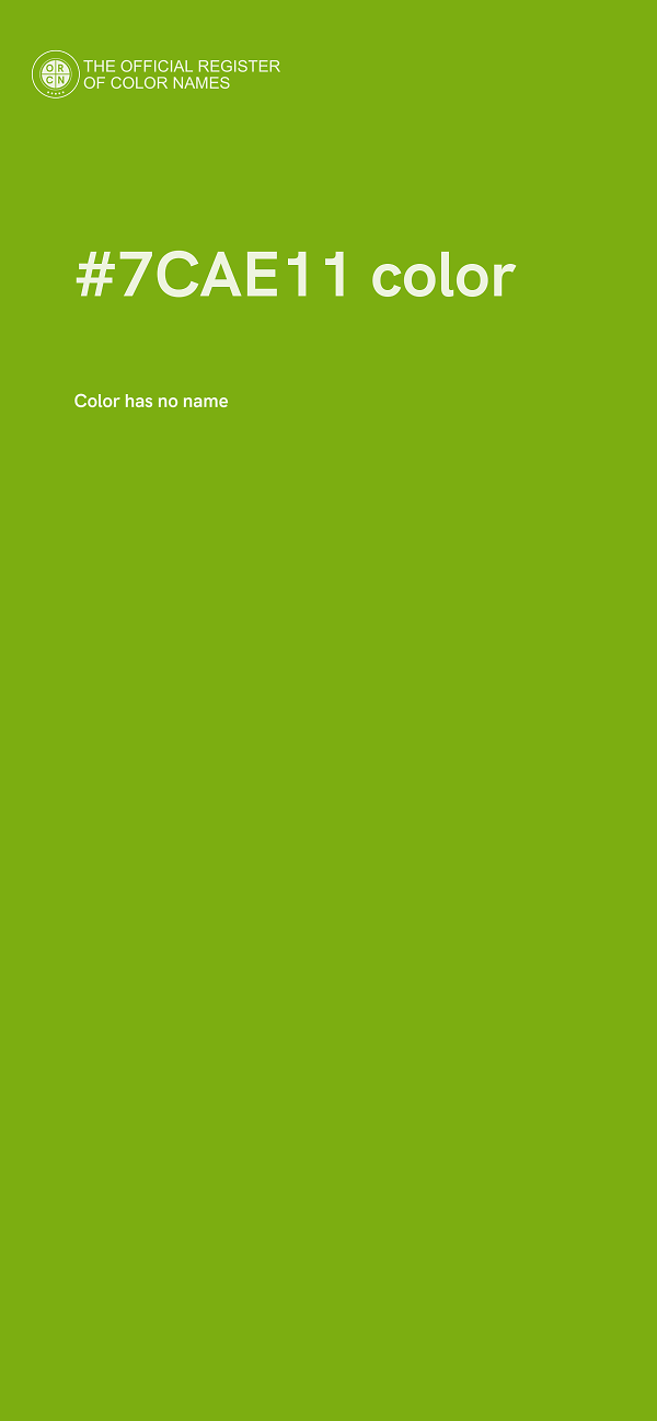 #7CAE11 color image