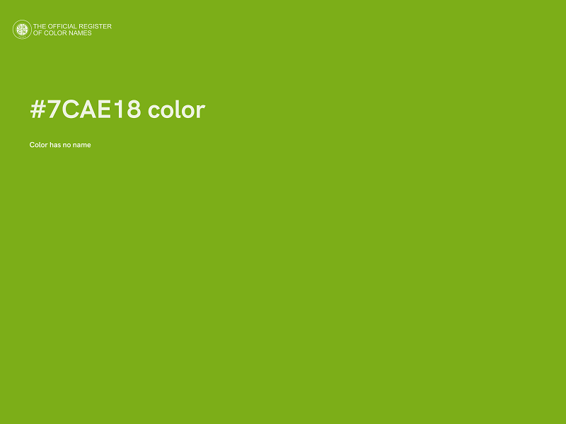#7CAE18 color image