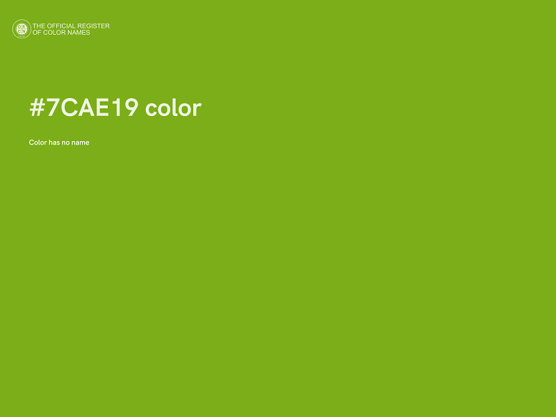 #7CAE19 color image