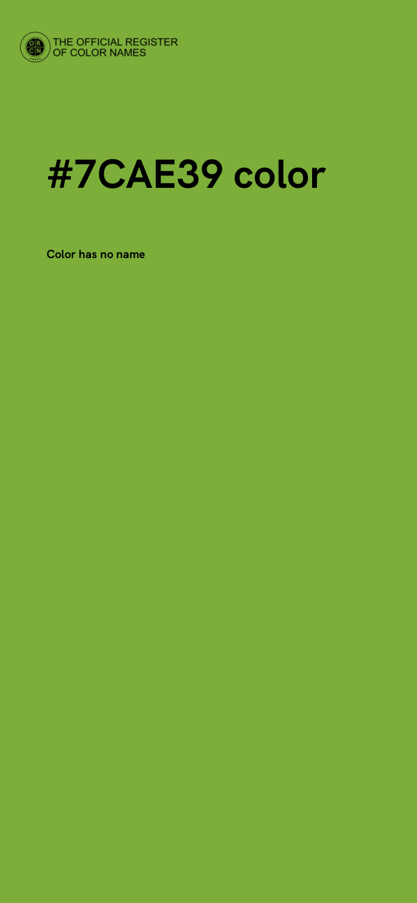 #7CAE39 color image