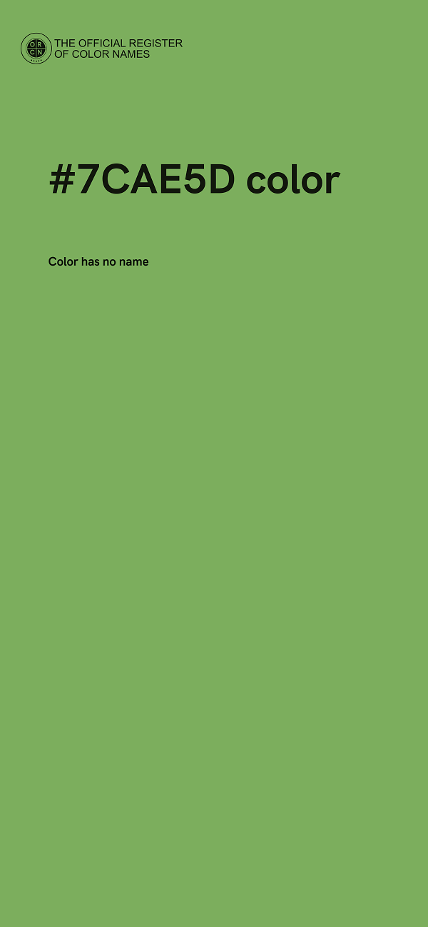 #7CAE5D color image