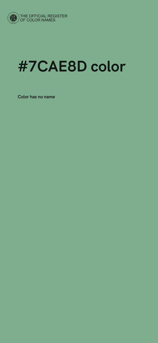 #7CAE8D color image