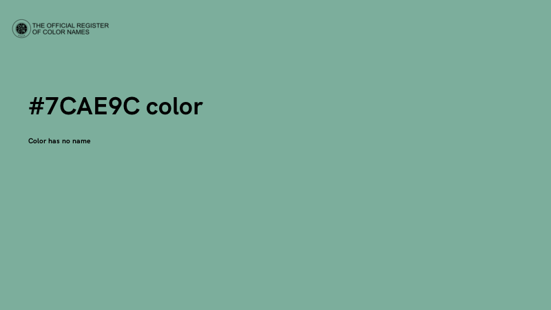 #7CAE9C color image