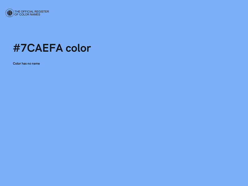 #7CAEFA color image